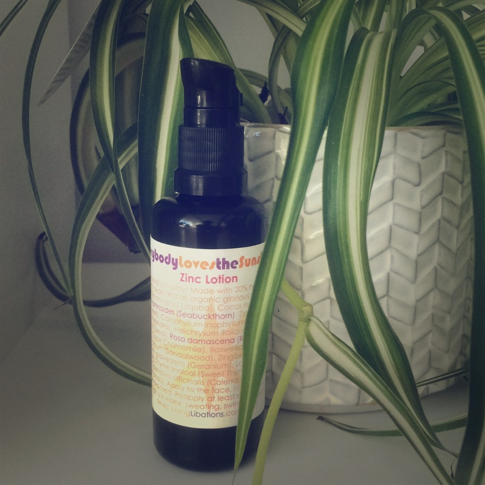Living Libations Organic Zinc Sunscreen